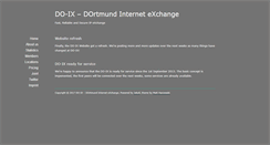 Desktop Screenshot of do-ix.net